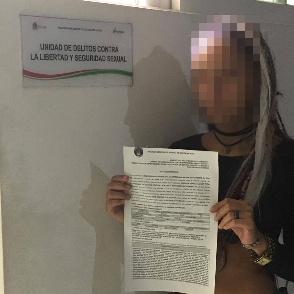 Unidad de delitos contra la libertad y seguridad sexual. Police report about Dao Nguyen by Zitta Ocejo