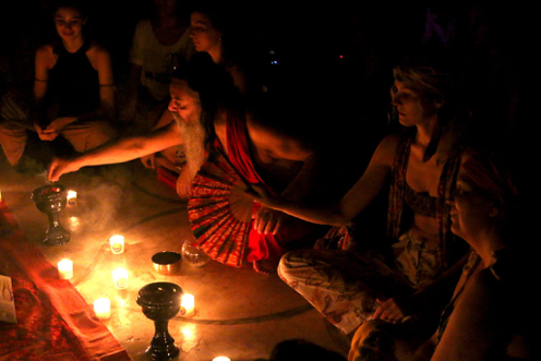 BRINDIS HELGADOTTIR & OZEN RAJNEESH LOVE AFFAIR candle light meditation